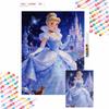 Cinderela Pintura Diamante Arte Mosaico Kit Artesanal diy5D Decoração de Casa Presente