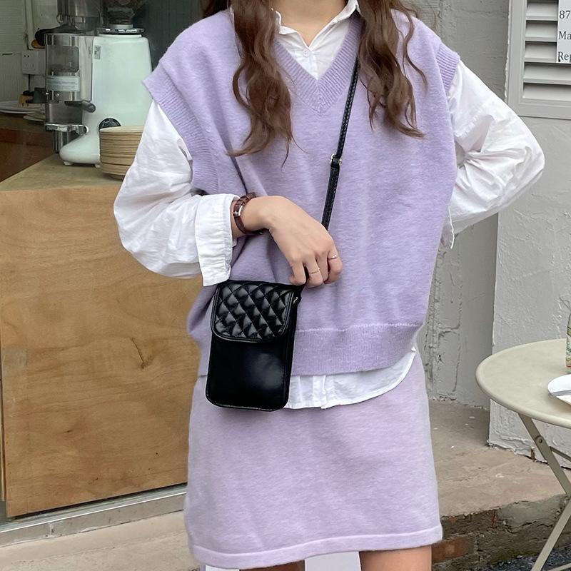 Women's Mobile Phone Bag Crossbody Mini Bag Summer Vertical Versatile Chain Bag for Women