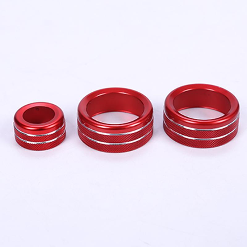 Car Central Control Knob Trim For Toyota GR Supra MK5 A90 2019-2022 Aluminum alloy Air Conditioner Volume Knob Ring accessories