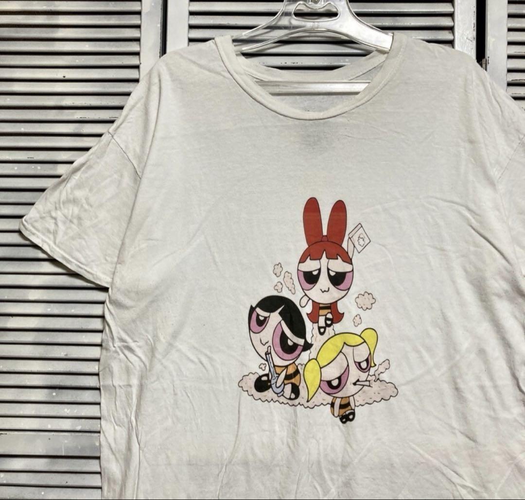 

[USED] Powerpuff Girls T-shirt, Powerpuff, overseas anime, 90s, 00s