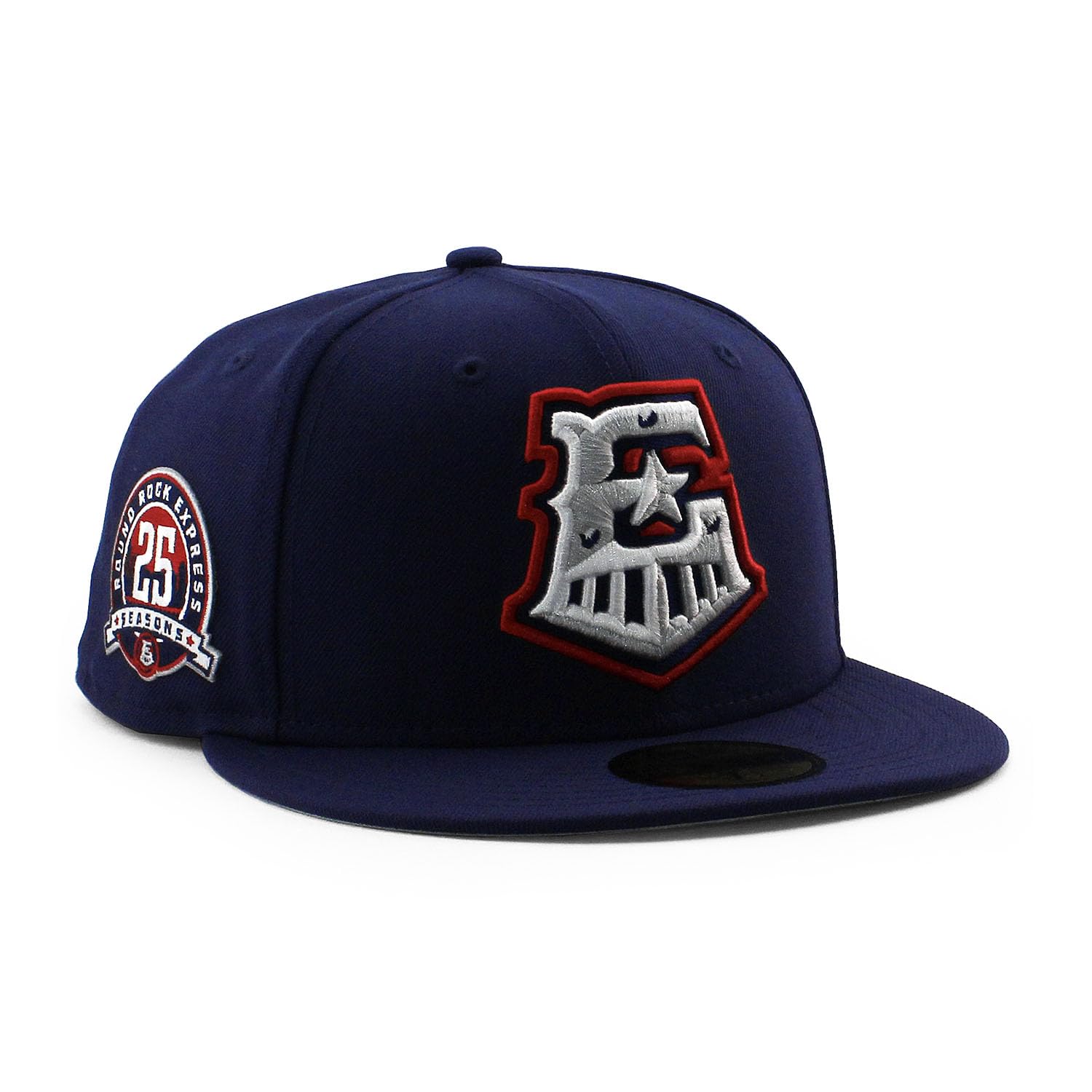 

[New Era] Кепка 59FIFTY Round Rock Express MiLB ON-FIELD AUTHENTIC 25TH FITTED CAP ROUND ROCK EXPRESS МАЛАЯ ЛИГА Кепка Rangers RANGERS 5950 Темно-синий Размер