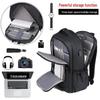 Men's Waterproof 17-Inch Laptop Backpack: Large Capacity School and Travel Bag