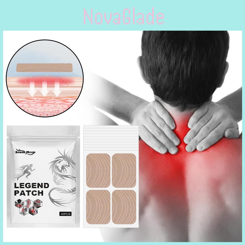 South Moon Joint Muscle Pain Relief Patches For Wrist And Knee Discomfort With 40 Pieces