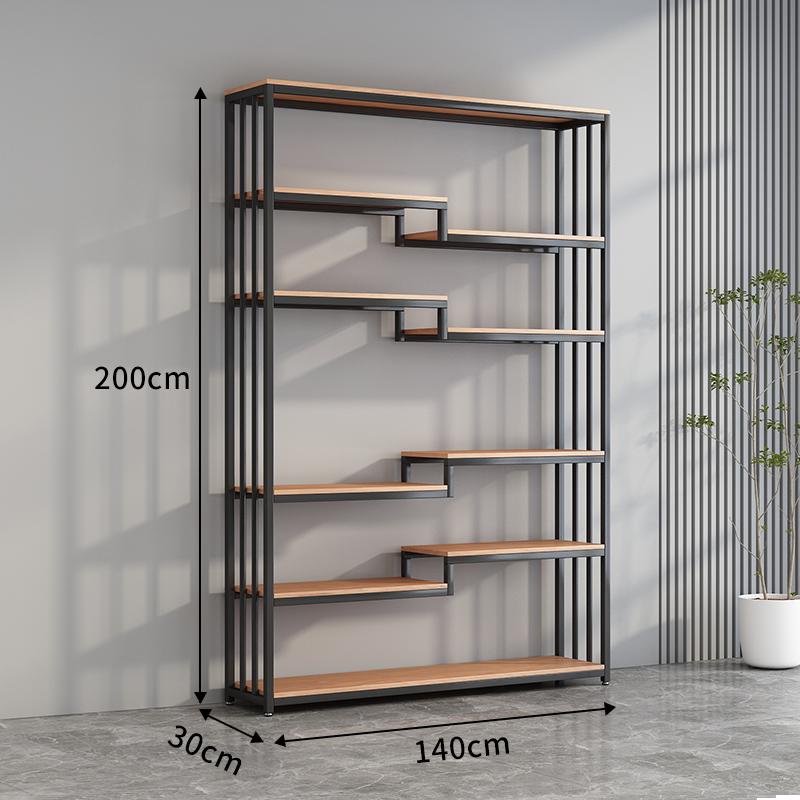Multi-Layer Barber Shop & Office Display Shelf Rack