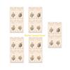 W89C 125Pcs Thank You Stickers Rectangular Wrapping Labels Self-adhesive Labels for Wedding Small Businesses, Online Retailer