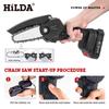 HILDA 550W Electric Lithium Chainsaw for Southeast Asia