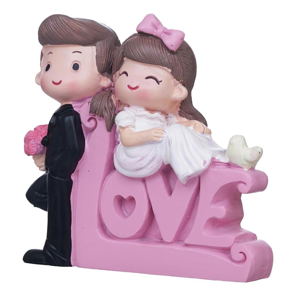 Cute Couple Love Decorative Showpiece - Valentine Gift for Girlfriend, Boyfriend, Husband, Wife, Him, Her