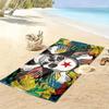 Die Toten Hosen Print Beach Towel, Large Soft Quick Dry Towel for Beach Camping Swimming