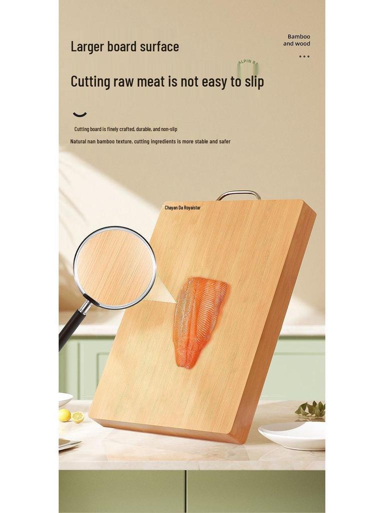 Large Rectangular Willow Wood Cutting Board for Kitchen