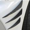 Universal Front Bumper Lip Decoration Diffuser Splitter Fins Body Spoiler Canards Valence Chin Car Tuning Canard Decor