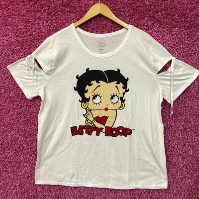 Tričko s rukávmi typu Betty Boop