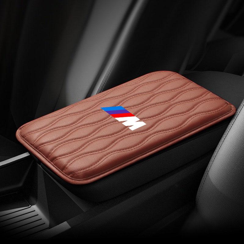 1Pcs Leather Auto Armrest Pads Protective Waterproof Hand Cushion For BMW Performance Power M1 M2 M3 M4 M5 M6 M8 E36 E60 E46 E39 E46 E90 E60 F07 F10