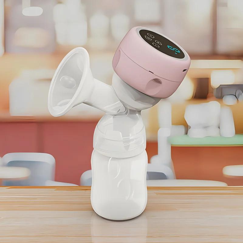 2in 1 Baby Milk Bottle Portable Electric Breast Milk Pump USB Breast Milk Milking Machine Nursing Bottle