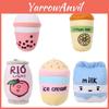 Lemon Milk Boba Cup Soft Plush Toy Pendant Perfect Gift
