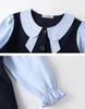 Dress for Layered Round Long Sizes Everyday School Entrance Ceremonies YY-Natuhi Girls, Style, T-Shirt, Collar, Sleeves, 120-170cm, Casual, Formal,