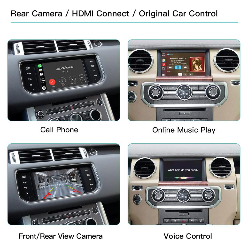 Autoabc Wireless Carplay Android Auto For Land Rover Jaguar Bosch Discovery4 Evoque Freelander2 XE XF XJL Mirroring Decorder