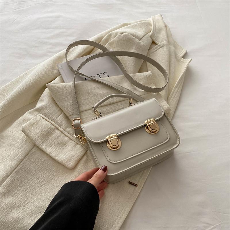 Retro Small Bag 2024 New Trendy Women's Bag Summer Casual Fashionable Simple Crossbody Handheld Box Bag