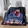 Great Soccer Player 10 Flannel Blanket Soft All-Season Throw, Design for Camping, Car Travel, Hiking Sofa, Bed, Office Perfect Gift for Parties