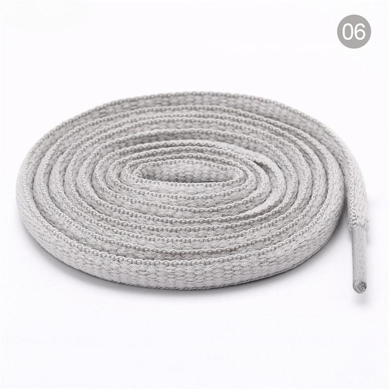 Fashion Multi Color Durable Non Fading Round Shoelace Black White Dirt Resistant Versatile Shoelaces Half Round Shoe Accessories