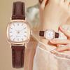 Stylish Ladies' Pu Leather Quartz Watch - Fashionable Alloy Pointer Clock with Precise Timekeeping - Ideal Gift for Women