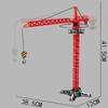 Classic Alloy Engineering Diecast Tower Crane Construction Model Vehicle Loader Tractor Excavator Toys For Children Boys Gift