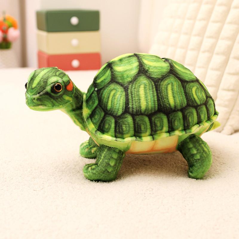 

Tortoise Simulated Plush Toy Stuffed Doll Cartoon Living Room Decoration Gift 30cm/11.81in зелёный