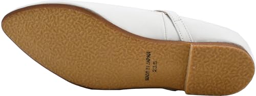 Yosuke Women's Ballet Flats, 5510117, Off-White, Size 22.5 Cm