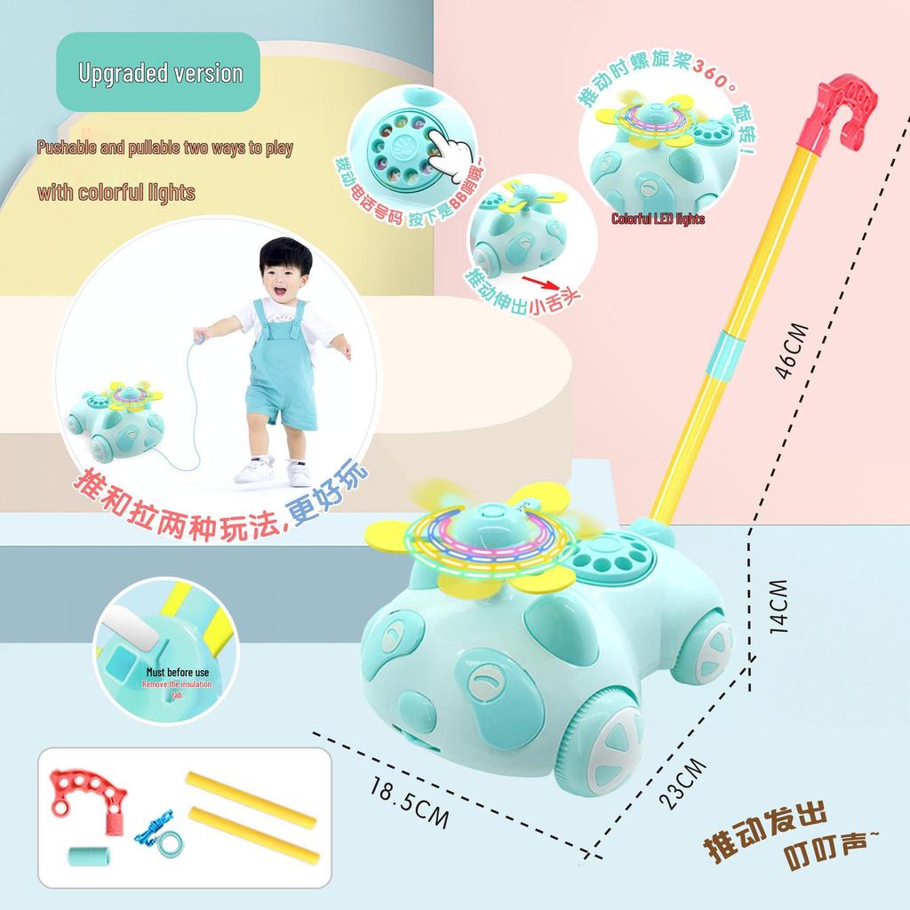 Kinder Flugzeug Lauflernhilfe & Geschichten-Buggy Spielzeug