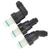 18mm ID16 Automotive Fuel Line Hose Bend Double-Sided Male Female Matching Combination Large Size Plastic Quick Connector