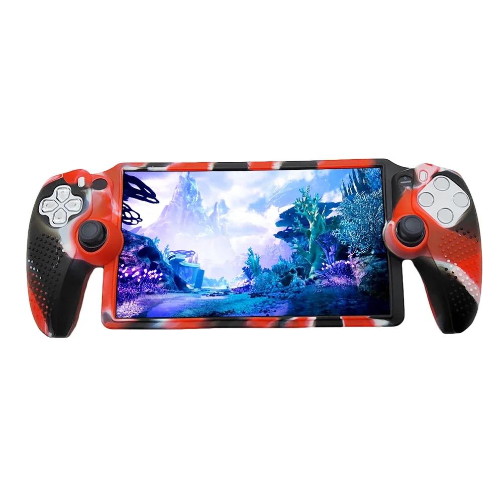 Housse de Protection en Silicone Housse de Protection Antichoc Anti-Rayures pour Console de Jeu Portable PS5 Portal