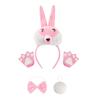Bunnies Costumes Ears Tail Bowtie Gloves Tutu Animal Fancy Costumes Kit Accessories Kids Halloween Cosplay Party Props