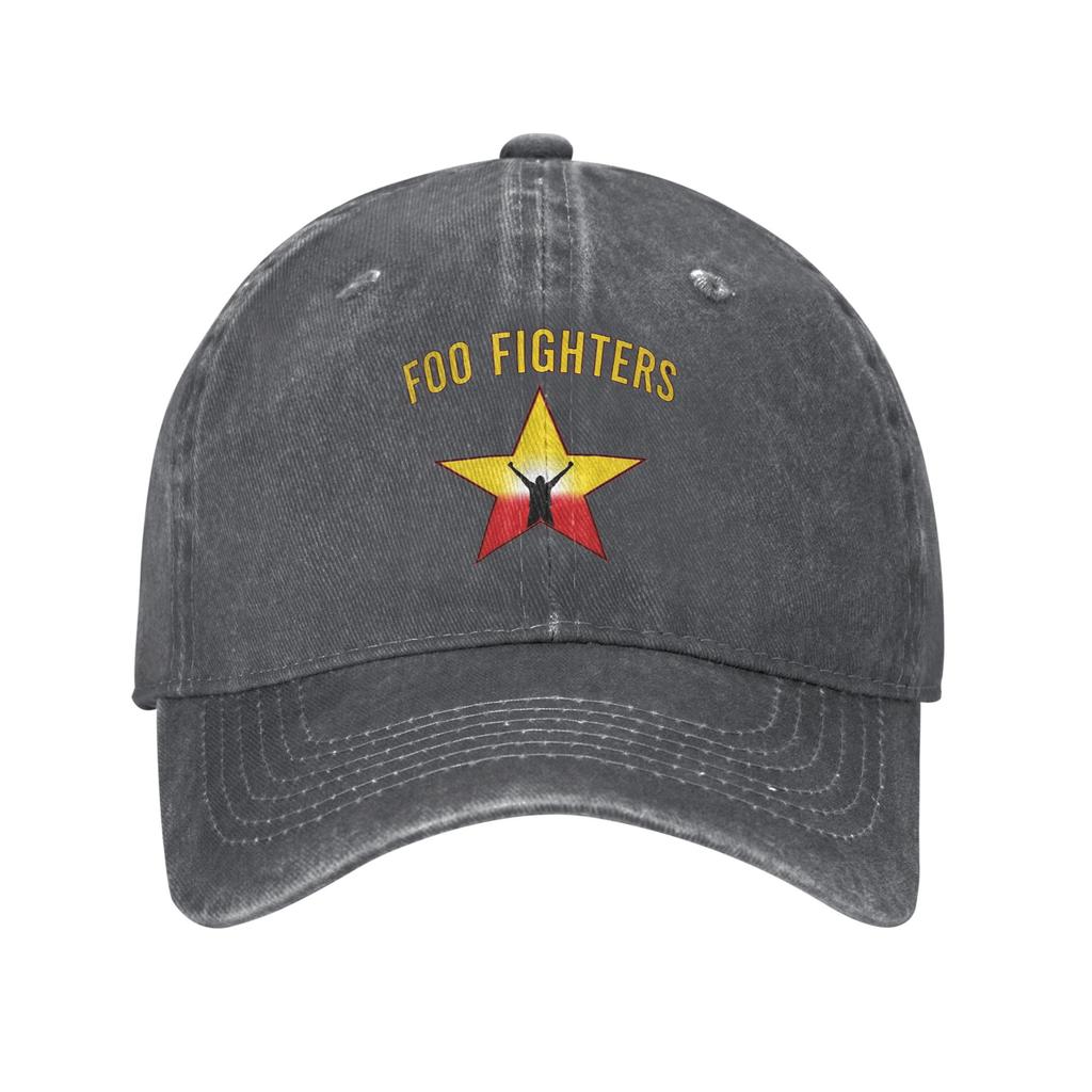 Rock Foos FFighters Band Art Sun Baseball Cap Women Men Print Trucker Hat Summer Y2k Cute Kpop Rock SunProof Baseball Caps