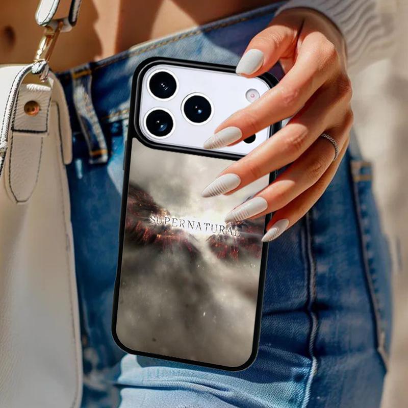 

Supernatural Symbol Phone Case For iPhone 17 Air 14 15 13 12 Max Cover For Apple 16e 11 Pro Max Plus Coque iPhone 15