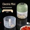 Wireless Mini Electric Garlic Press & Baby Food Processor - Compact & Portable Mincer