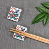 Stylish Kutani Ware Pair Chopstick Rest Set with Dragon Ceramic Cutlery Made In Japan Design, Rest,