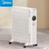 Midea 3000W 17-Fin Oil-Filled Radiator Heater with Drying Rack CN Plug (adapter Included)