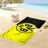 Borussia Dortmund Print Beach Towel, Large Soft Quick Dry Towel for Beach Camping Swimming