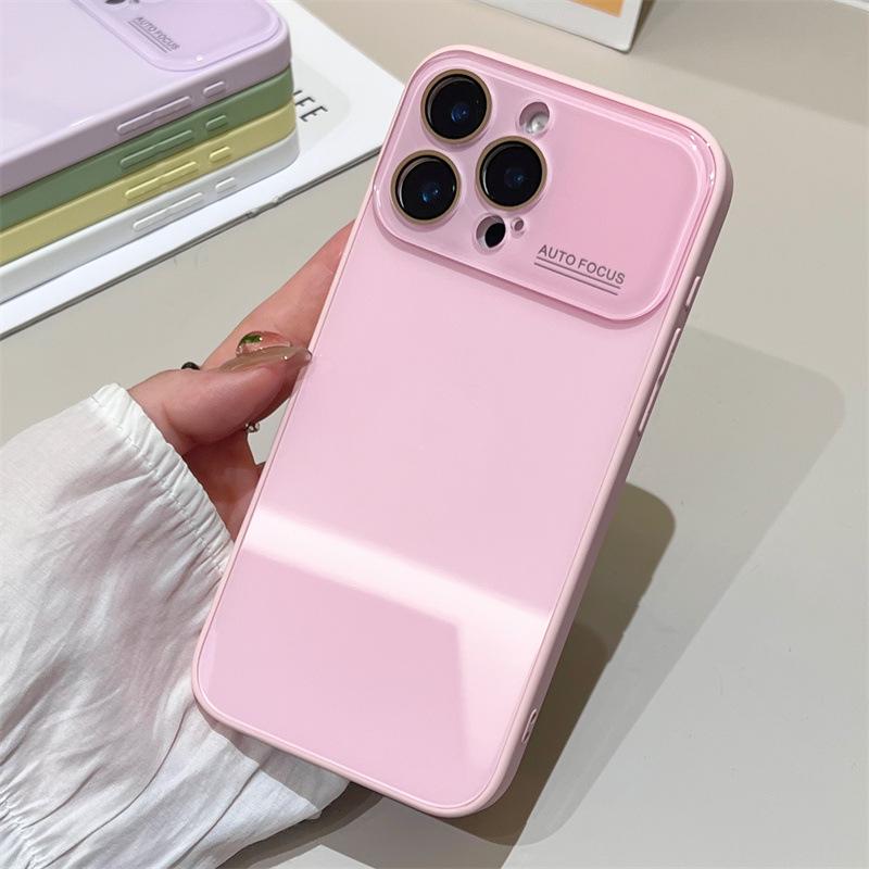 

Macaron Glass Anti-Fall Phone Case for iPhone 14/13 & Apple 17/16/15 Pro Max iPhone 16
