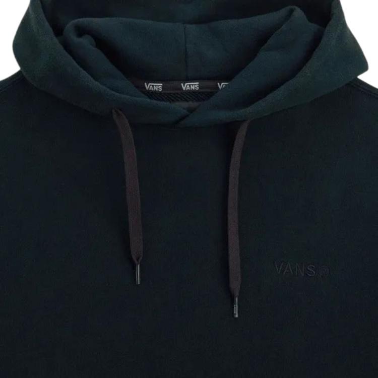 Vans Solid Color Drop Shoulder Pullover Hoodie Long Sleeve Sweatshirt Men sweatshirt VN000TRSBLK
