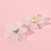 Flower Earrings Elegant Studs Earrings Modern Flower Ear Studs Resin Texture Ear Jewelry Suitable for Stylish Outfits
