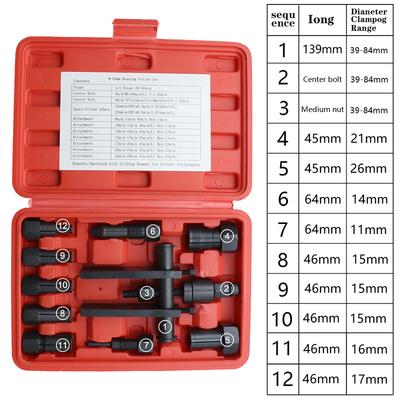 Aluminum Wheel Bearing Kit Remover Automotive Tools Seal Driver Installer 10 Pcs/Set Motorcycle Bearing Disassembly Tools