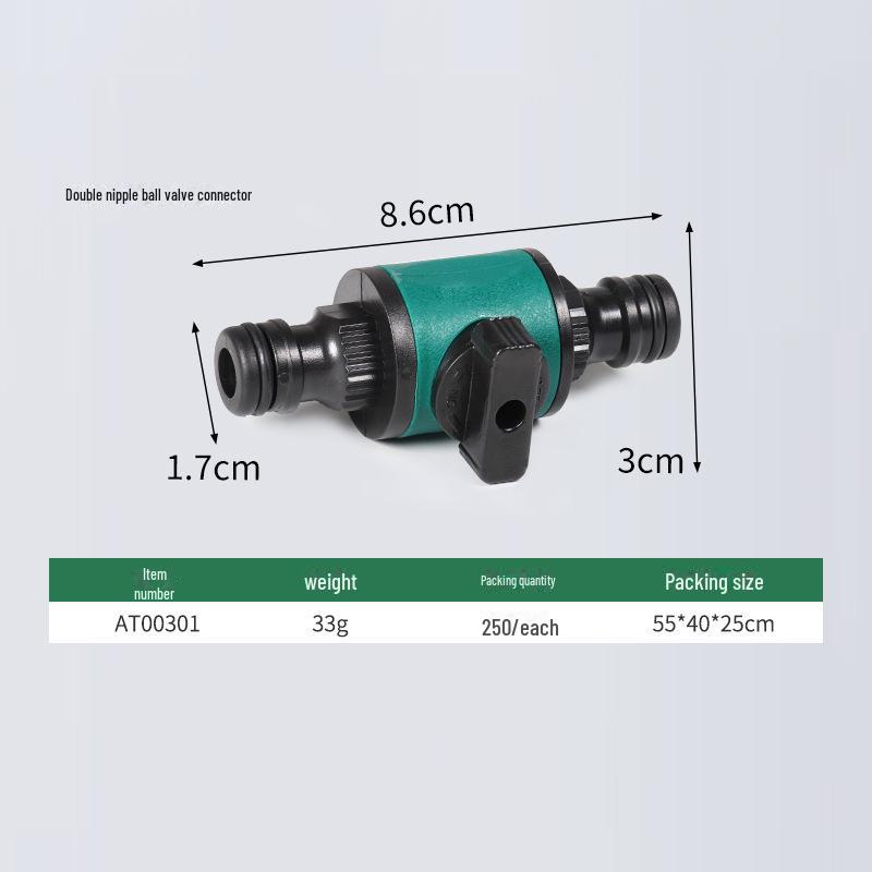 

Насадка для садового шланга з перемикачем і з єднувачем з одним клапаном