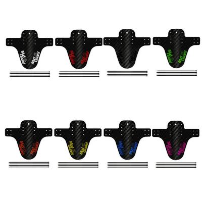 Bicycle Fenders 8 Colorful Front/Rear Tire Wheel Fenders Carbon Fiber Mudguard MTB Mountain Bike Road Cycling Fix Gear