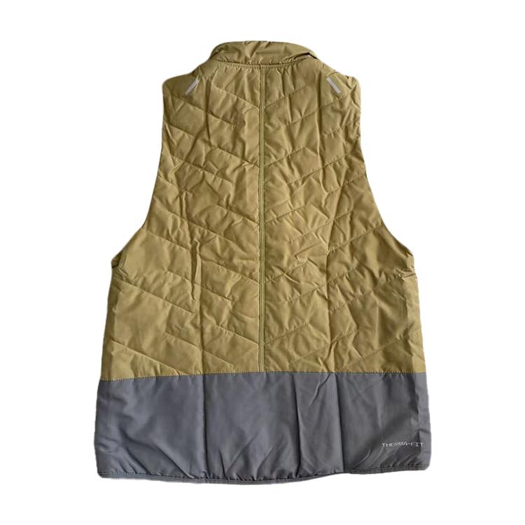 Nike Gilet da Corsa Therma-Fit Caldo Impermeabile Traspirante Collo Alto Color Block Senza Maniche Uomo gilet DD5648-379