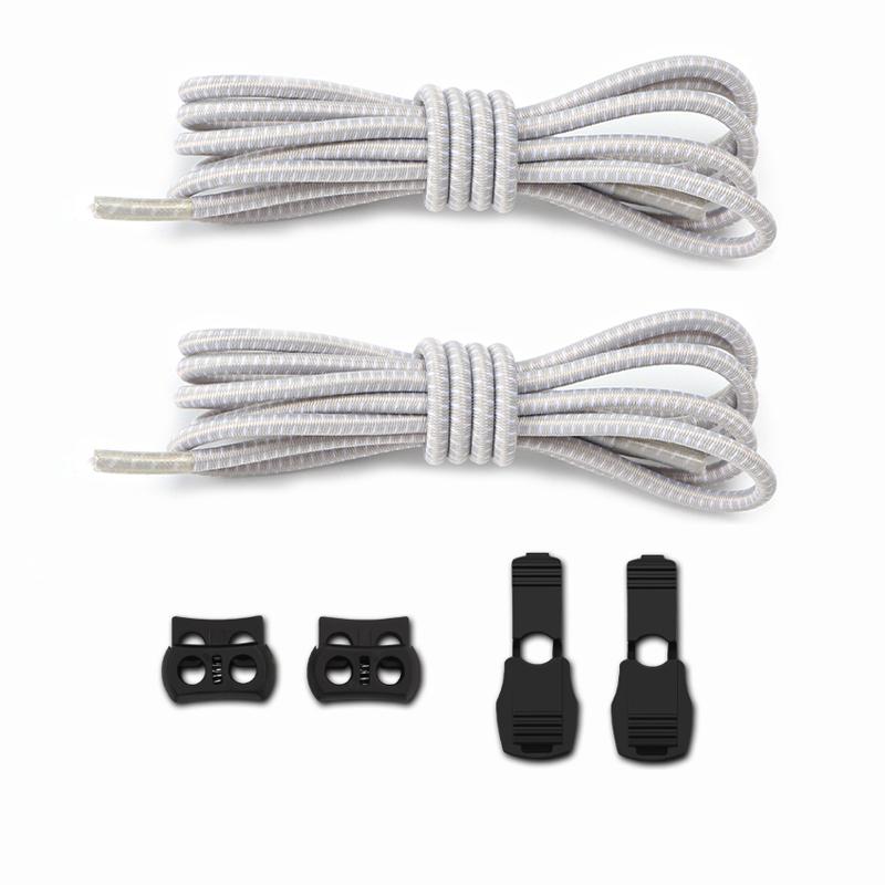1Pair/3Pair New Unisex Round Elastic Shoelace High-Quality Laces for Sneakers and Casual Shoes Available in A Variety of Colors