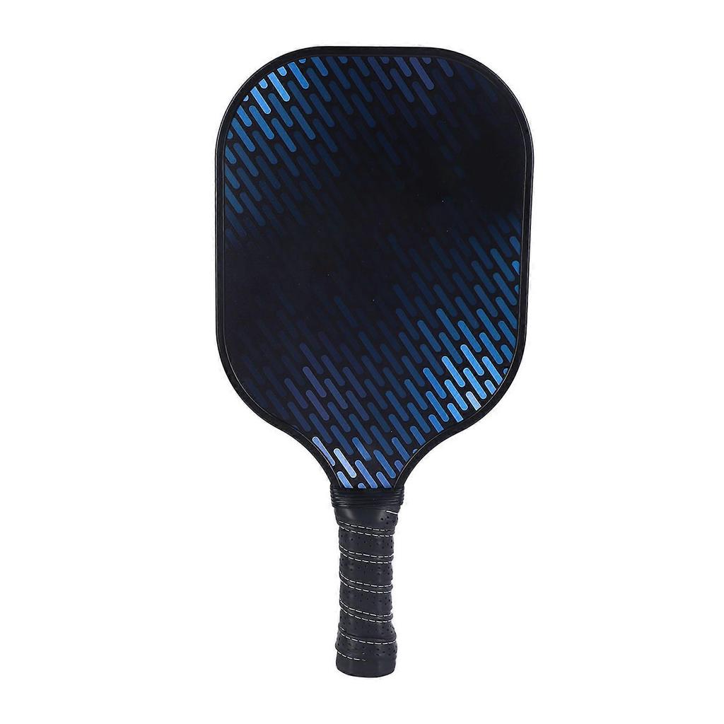 Pickleball Paddles Set Fashionable Carbon Fiber Lightweight Pickleball Rackets with 2 Balls and Carry Bag Black Blue