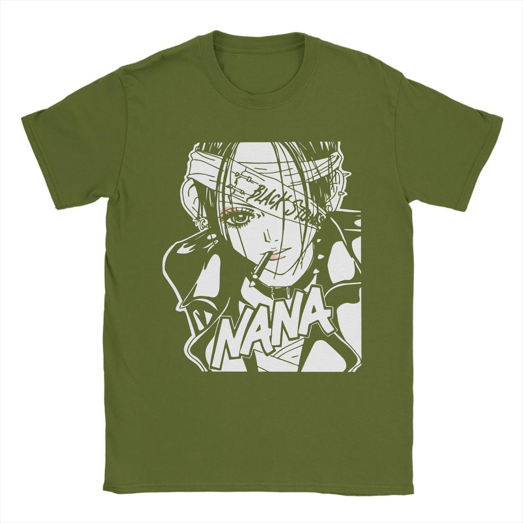 Men Women's Manga Nana Osaki T Shirt Streetwear Harajuku 100% Cotton Clothing Humorous Short Sleeve Tee Shirt Gift T-Shirt