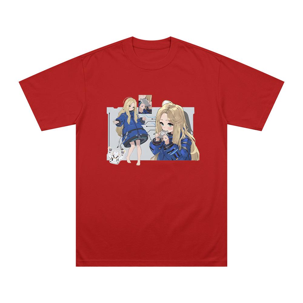 Comfort Pragmata Diana T Shirts SciFi Game Cartoon Print Clothes Women Unisex Comfortable Cotton Oversized Tshirts Streetwear Y2K S