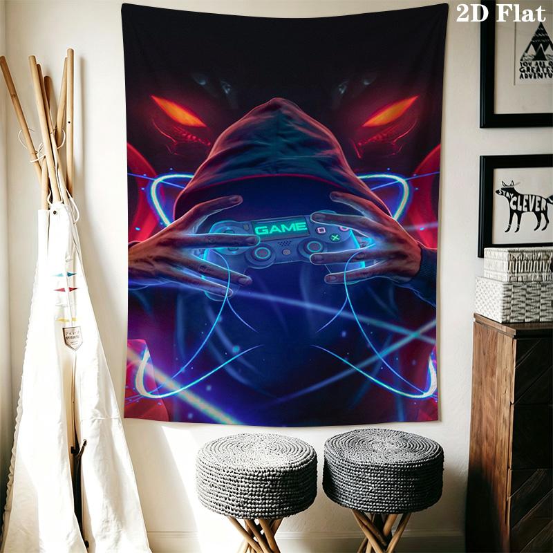 Game Time Wall Tapestry Tapestry Wallmounted Fashion Print Home Decor Background Wall Hanging Cloth Background Cloth