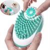 Silicone Dog Bath Brush Comb 2 In 1 Pet Shower Comb Pet Products Cat Massage Brush  Kitten Cat